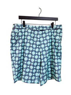 Lady Hagen Shorts Monarch Hydro-Dri Geo Print Performance Golf Bermuda Women 10